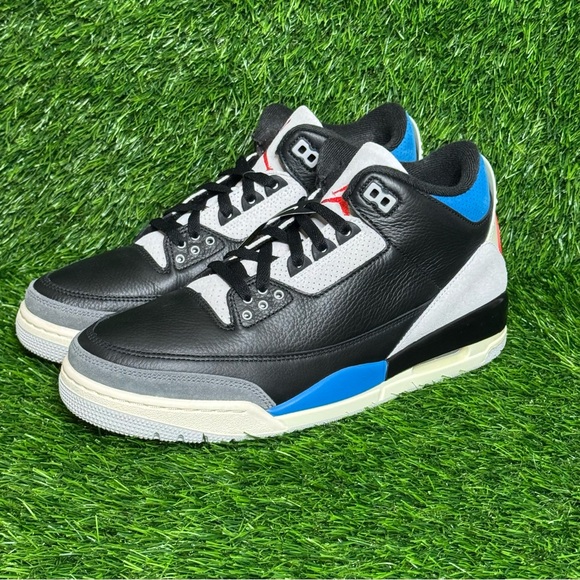 Size 8.5 - Mens Air Jordan III 3 Retro OG Rare Air Basketball Black - IB8967-004 - Picture 2 of 9